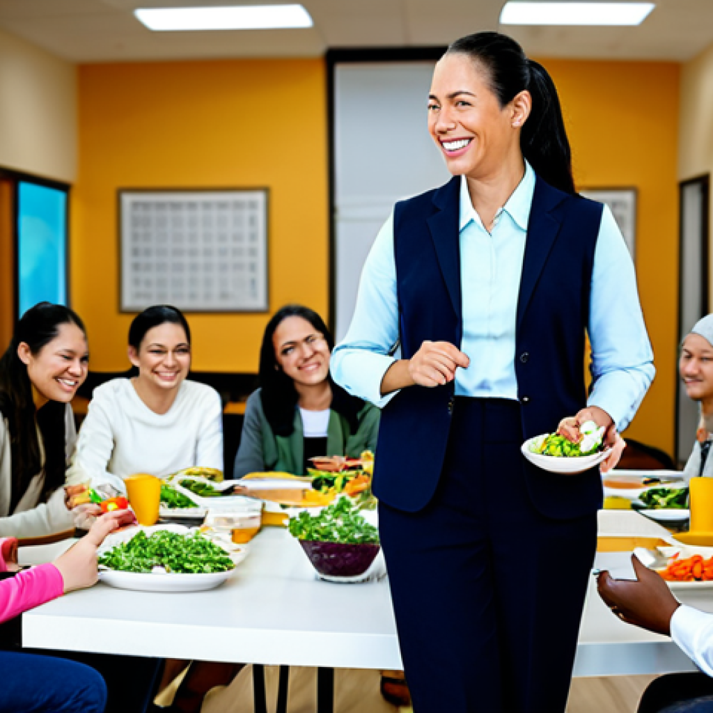 웰빙코디네이터 자격증 활용 사례 - Wellness Coordinator in Action**

"A professional Wellness Coordinator, fully clothed in modest busi...