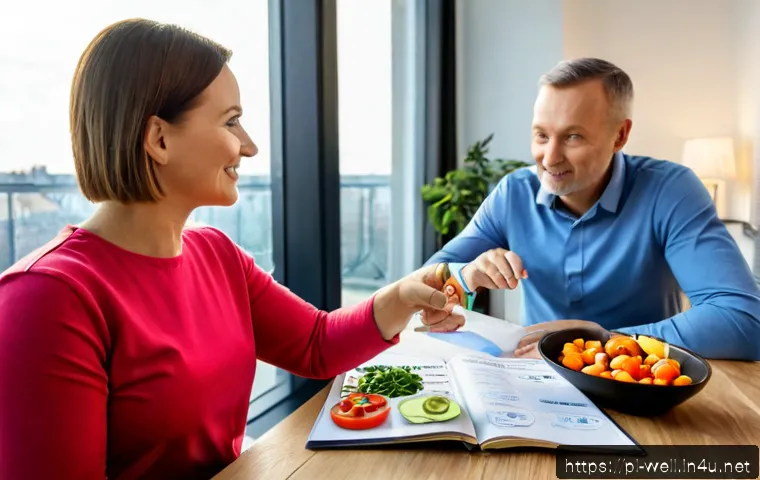 웰빙코디네이터와 건강 목표 성공 전략 - Photorealistic wellness coaching session in a bright modern apartment in Warsaw, a friendly Polish w...